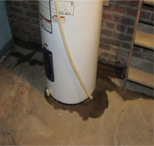 Water leak from TPRV and discharge pipe